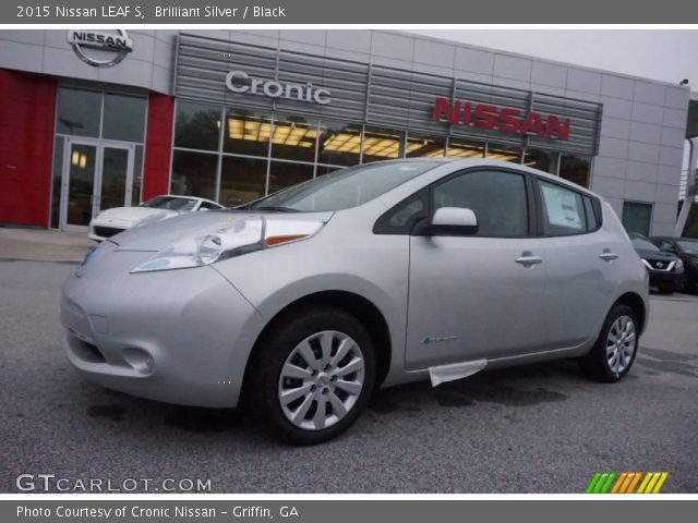 2015 Nissan LEAF S in Brilliant Silver