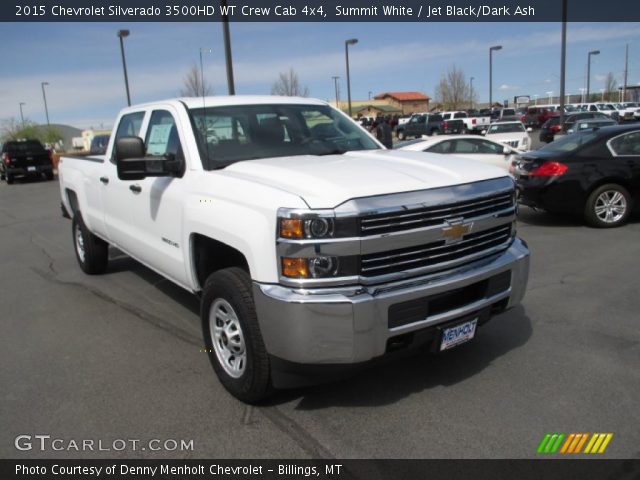 2015 Chevrolet Silverado 3500HD WT Crew Cab 4x4 in Summit White