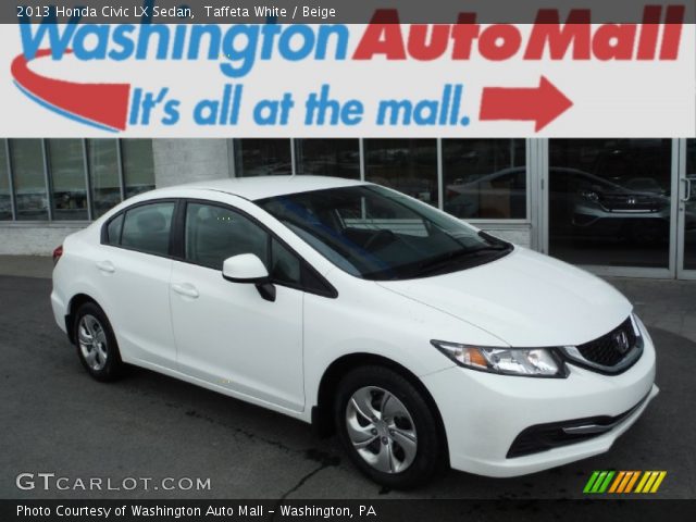 2013 Honda Civic LX Sedan in Taffeta White