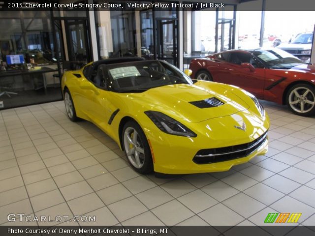 2015 Chevrolet Corvette Stingray Coupe in Velocity Yellow Tintcoat