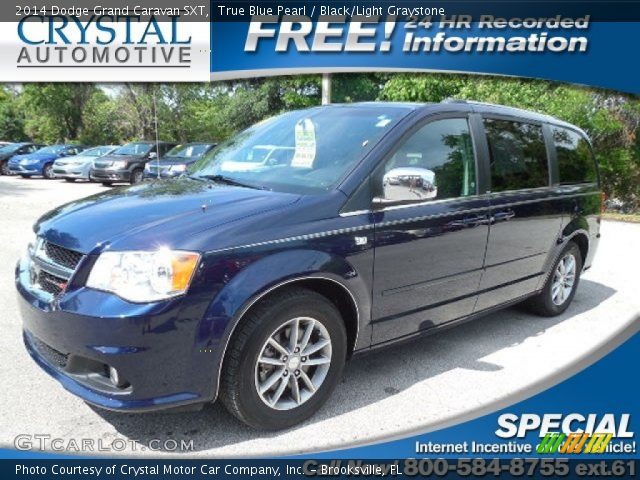 2014 Dodge Grand Caravan SXT in True Blue Pearl