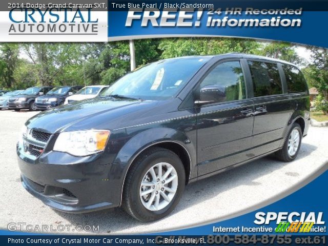2014 Dodge Grand Caravan SXT in True Blue Pearl