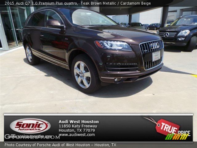 2015 Audi Q7 3.0 Premium Plus quattro in Teak Brown Metallic