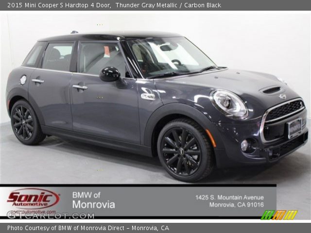 2015 Mini Cooper S Hardtop 4 Door in Thunder Gray Metallic