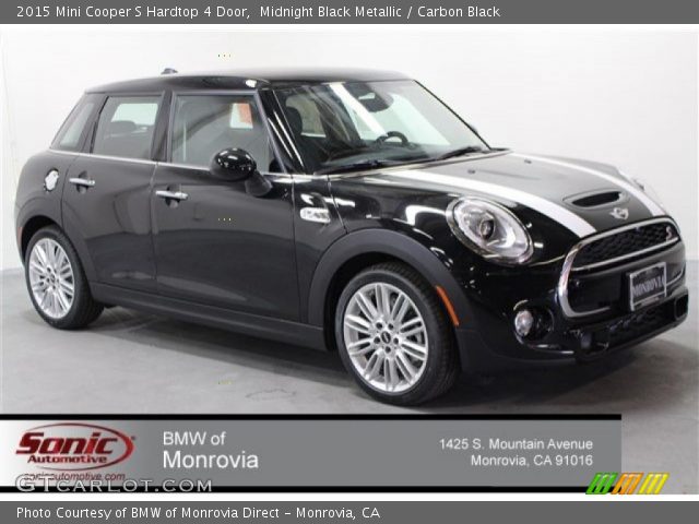 2015 Mini Cooper S Hardtop 4 Door in Midnight Black Metallic