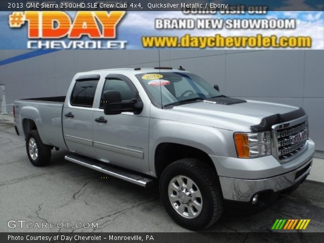 2013 GMC Sierra 2500HD SLE Crew Cab 4x4 in Quicksilver Metallic