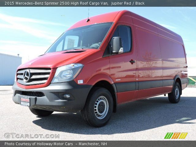 2015 Mercedes-Benz Sprinter 2500 High Roof Cargo Van in Jupiter Red