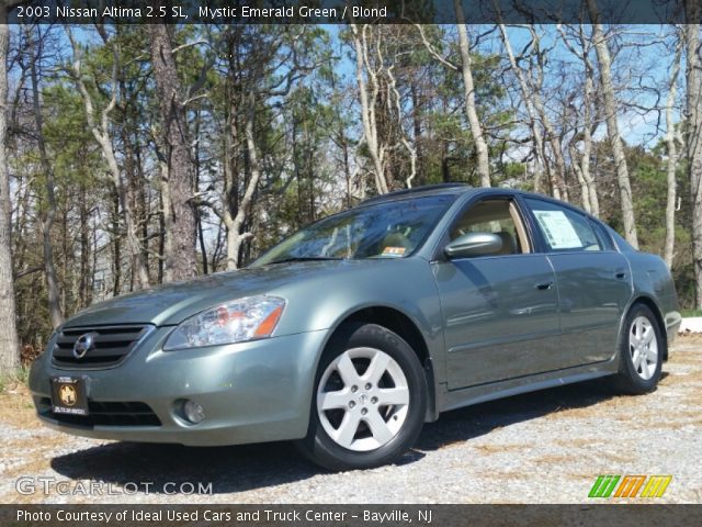 2003 Nissan Altima 2.5 SL in Mystic Emerald Green