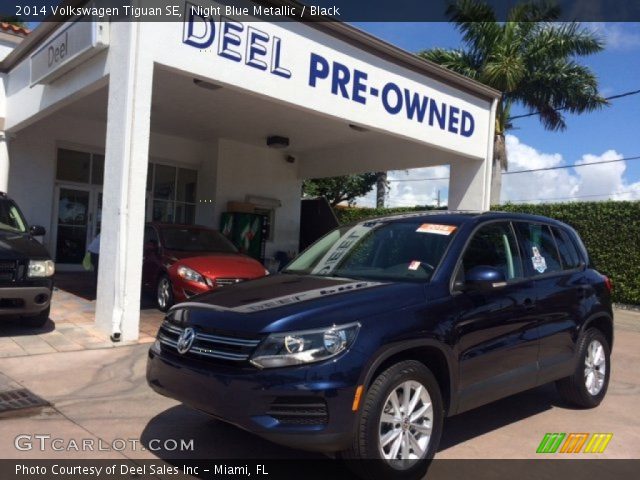 2014 Volkswagen Tiguan SE in Night Blue Metallic
