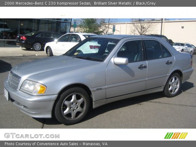 2000 Mercedes-Benz C 230 Kompressor Sedan in Brilliant Silver Metallic