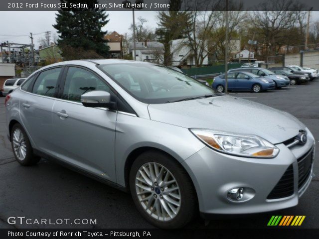 2012 Ford Focus SEL Sedan in Ingot Silver Metallic