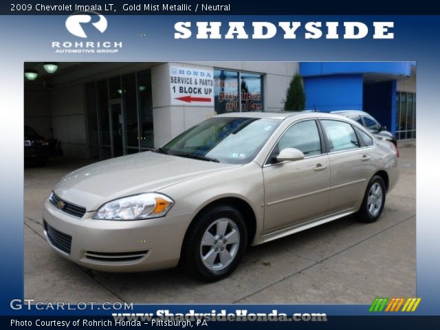 2009 Chevrolet Impala LT in Gold Mist Metallic