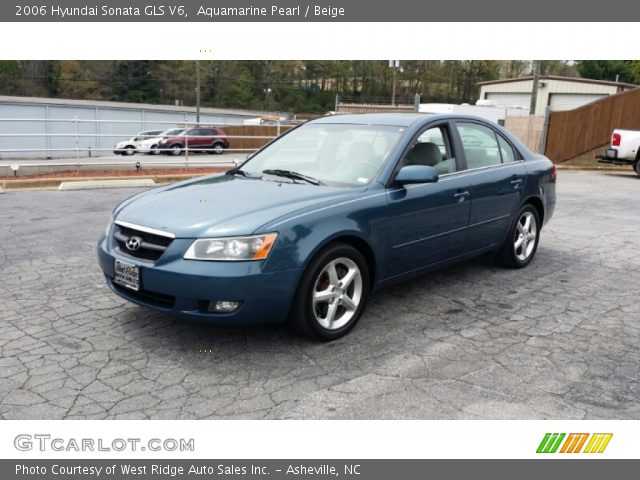 2006 Hyundai Sonata GLS V6 in Aquamarine Pearl
