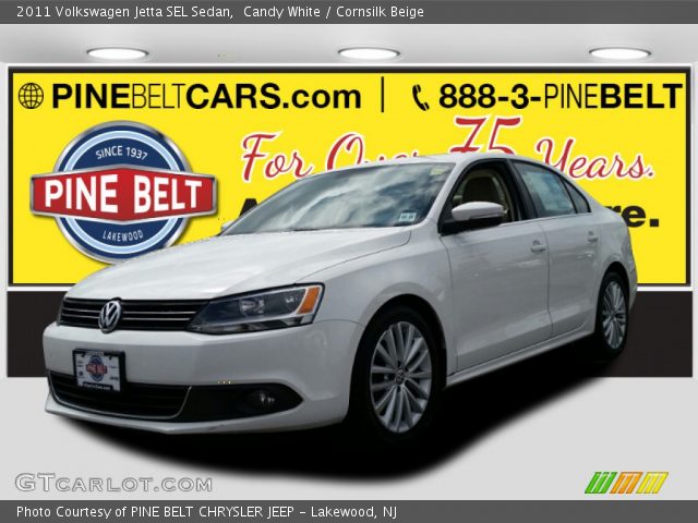 2011 Volkswagen Jetta SEL Sedan in Candy White