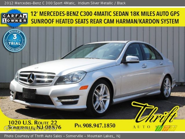 2012 Mercedes-Benz C 300 Sport 4Matic in Iridium Silver Metallic