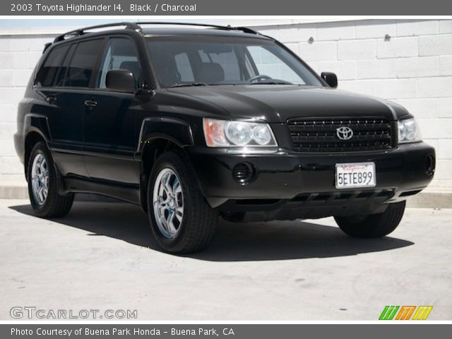 2003 Toyota Highlander I4 in Black
