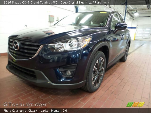 2016 Mazda CX-5 Grand Touring AWD in Deep Crystal Blue Mica