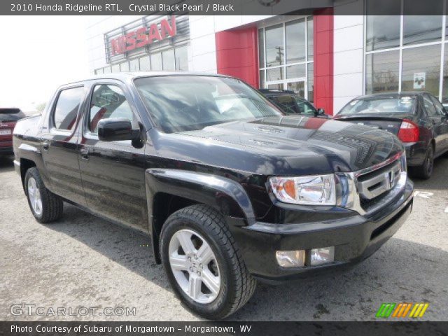 2010 Honda Ridgeline RTL in Crystal Black Pearl
