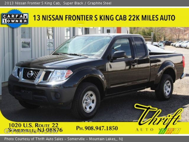 2013 Nissan Frontier S King Cab in Super Black