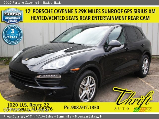 2012 Porsche Cayenne S in Black