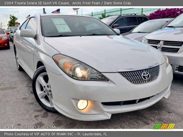 2004 Toyota Solara SE Sport V6 Coupe in Arctic Frost Pearl