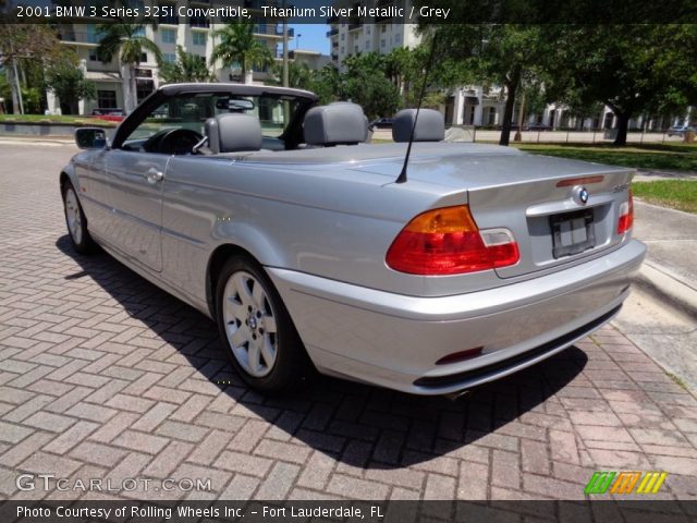 2001 BMW 3 Series 325i Convertible in Titanium Silver Metallic