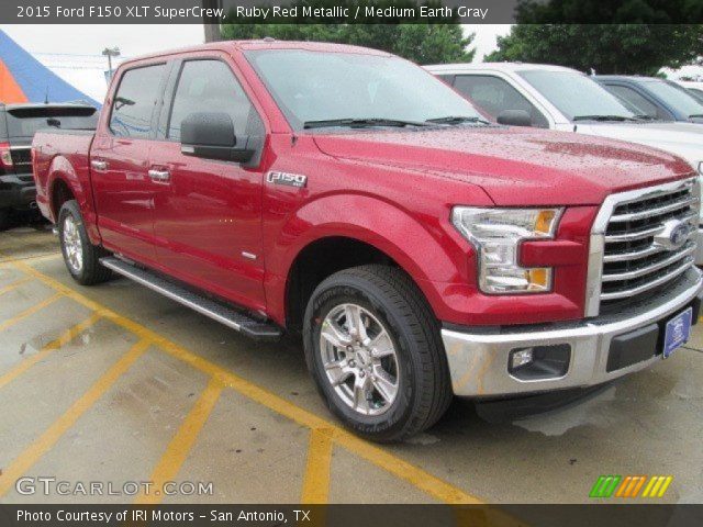 2015 Ford F150 XLT SuperCrew in Ruby Red Metallic