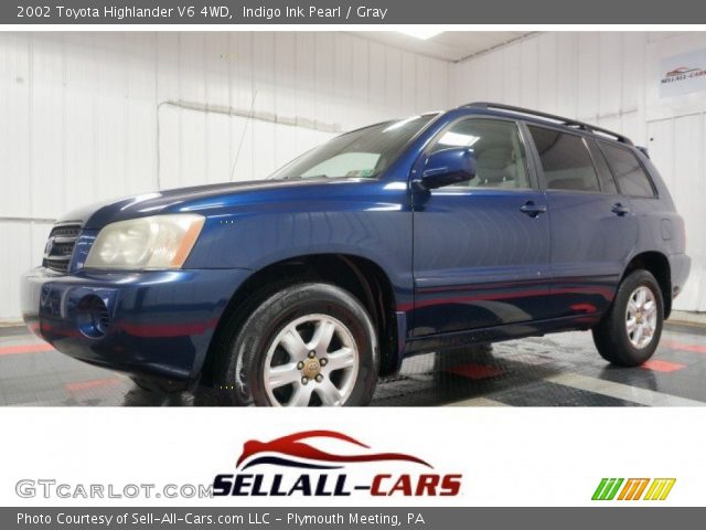 2002 Toyota Highlander V6 4WD in Indigo Ink Pearl