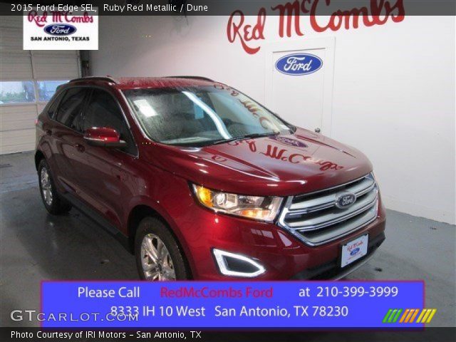 2015 Ford Edge SEL in Ruby Red Metallic