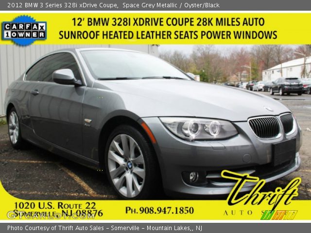 2012 BMW 3 Series 328i xDrive Coupe in Space Grey Metallic