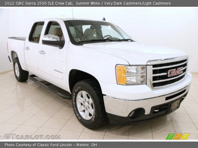 2012 GMC Sierra 1500 SLE Crew Cab in Summit White