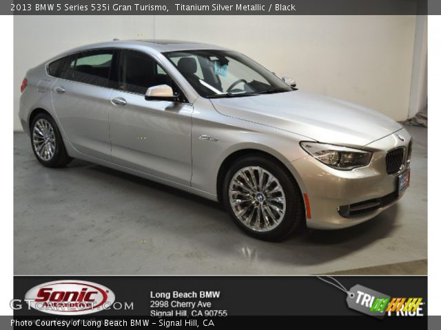 2013 BMW 5 Series 535i Gran Turismo in Titanium Silver Metallic