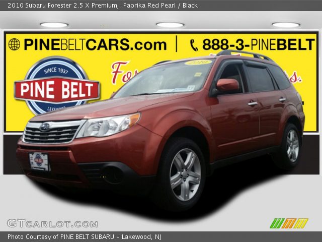 2010 Subaru Forester 2.5 X Premium in Paprika Red Pearl