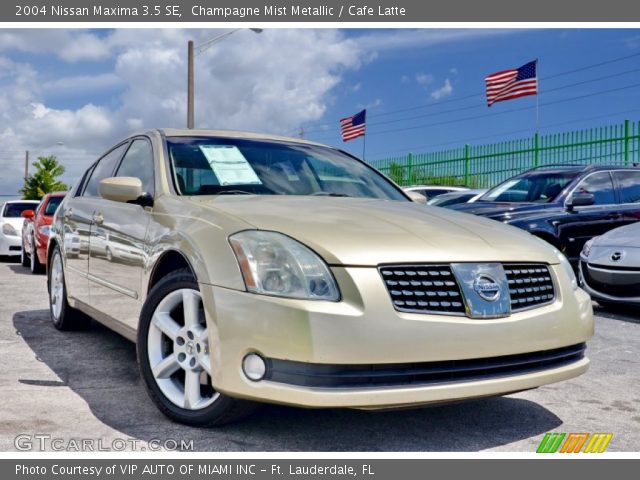 2004 Nissan Maxima 3.5 SE in Champagne Mist Metallic
