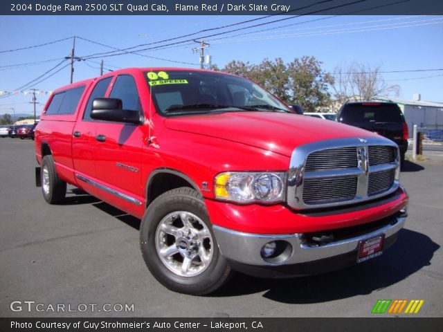 2004 Dodge Ram 2500 SLT Quad Cab in Flame Red