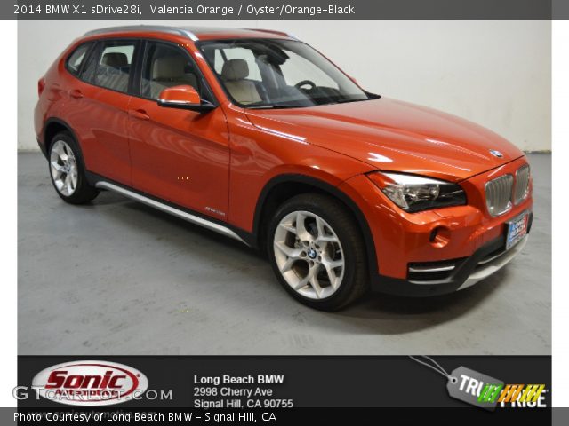 2014 BMW X1 sDrive28i in Valencia Orange