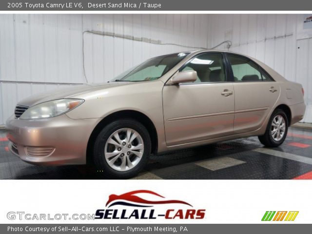 2005 Toyota Camry LE V6 in Desert Sand Mica