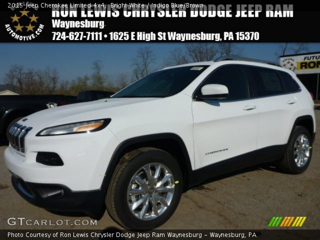 2015 Jeep Cherokee Limited 4x4 in Bright White