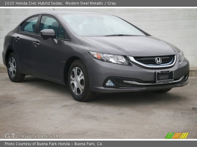 2015 Honda Civic Hybrid Sedan in Modern Steel Metallic