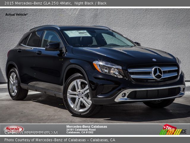 2015 Mercedes-Benz GLA 250 4Matic in Night Black