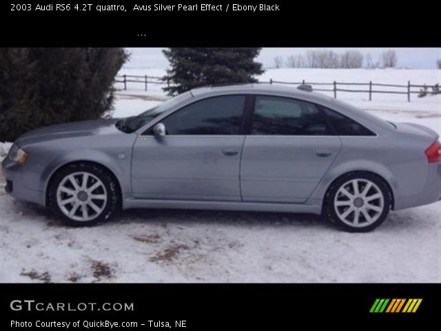 2003 Audi RS6 4.2T quattro in Avus Silver Pearl Effect