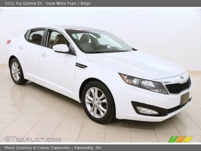 2012 Kia Optima EX in Snow White Pearl