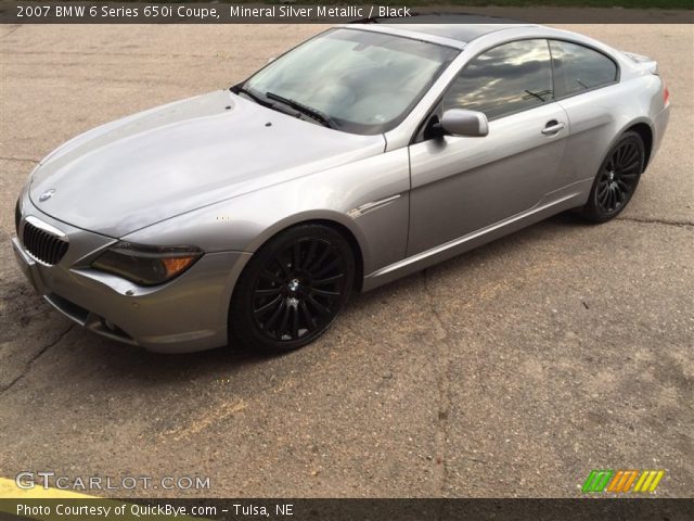 2007 BMW 6 Series 650i Coupe in Mineral Silver Metallic