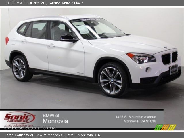 2013 BMW X1 sDrive 28i in Alpine White