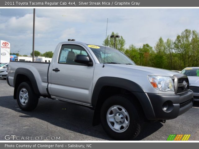 2011 Toyota Tacoma Regular Cab 4x4 in Silver Streak Mica