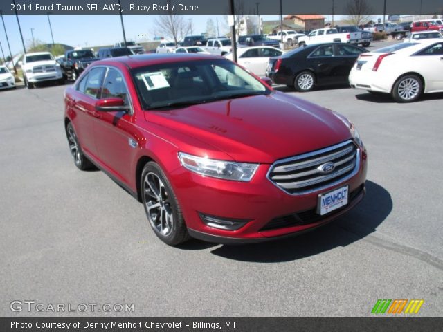 2014 Ford Taurus SEL AWD in Ruby Red