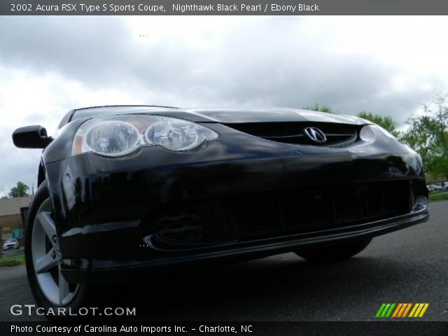 2002 Acura RSX Type S Sports Coupe in Nighthawk Black Pearl