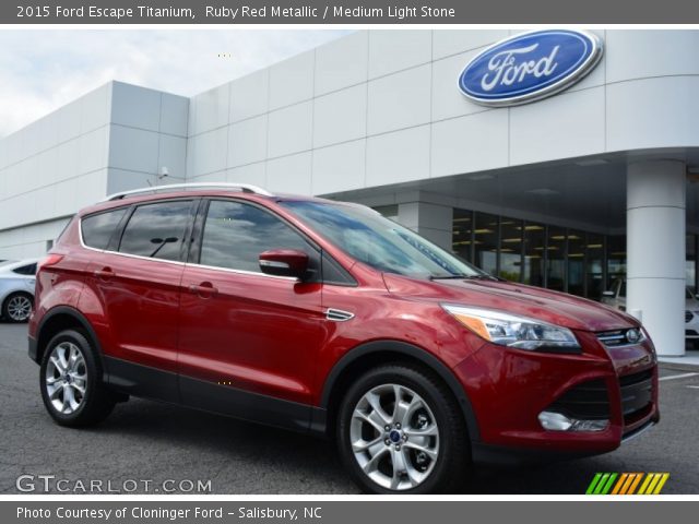 2015 Ford Escape Titanium in Ruby Red Metallic