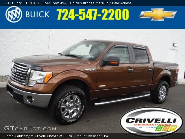 2011 Ford F150 XLT SuperCrew 4x4 in Golden Bronze Metallic