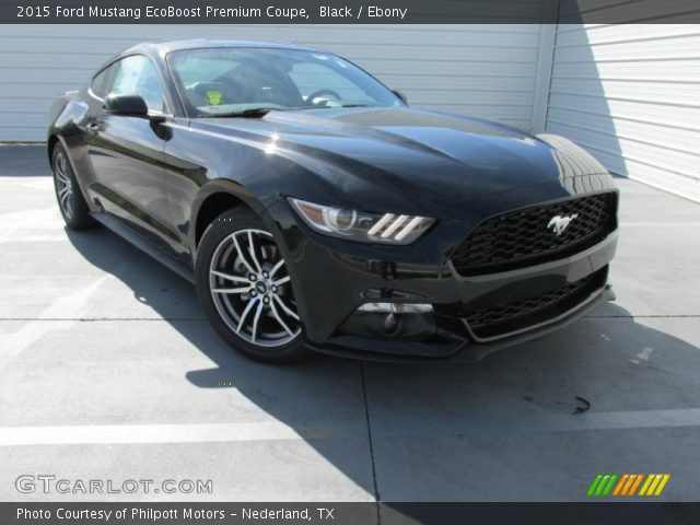 2015 Ford Mustang EcoBoost Premium Coupe in Black